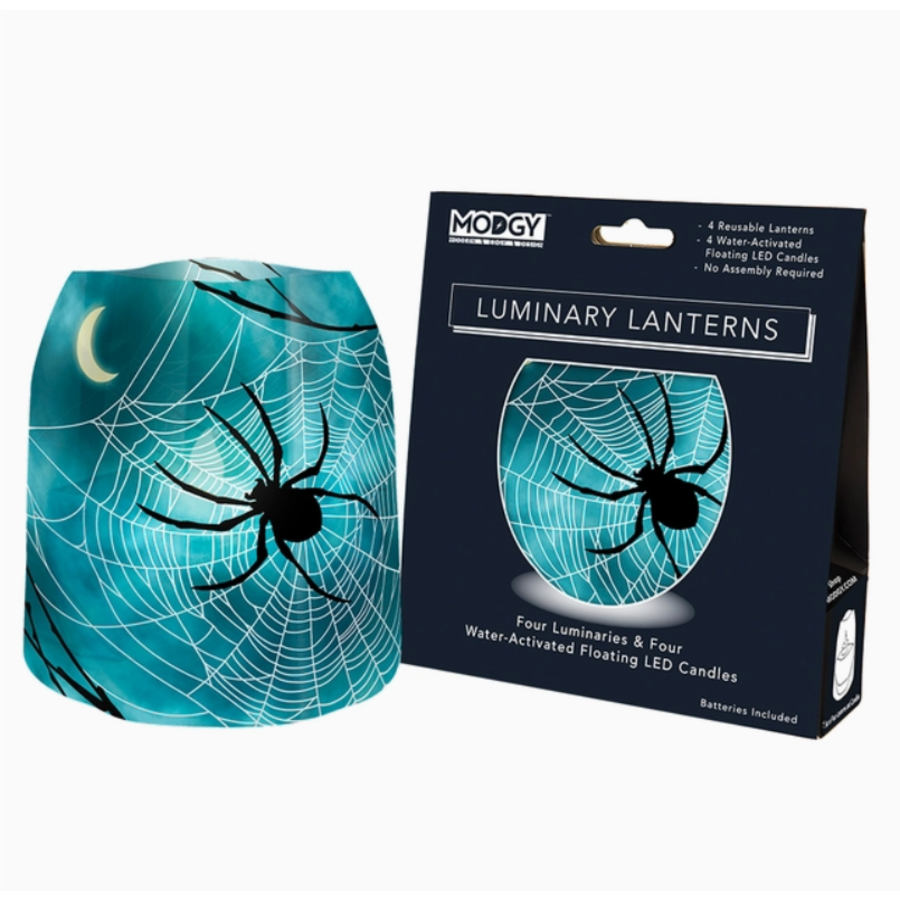 Luminary Lantern Halloween Spider