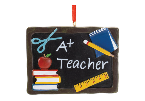  Melrose International, LLC A+ Teacher Ornament 