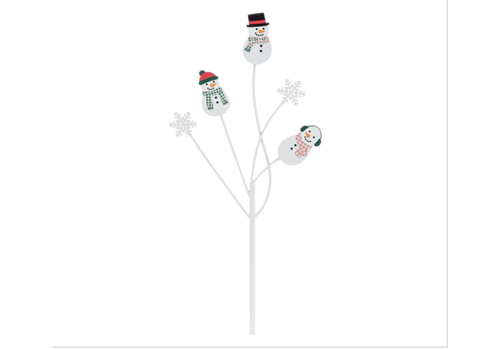  Metal Snowman Pick 