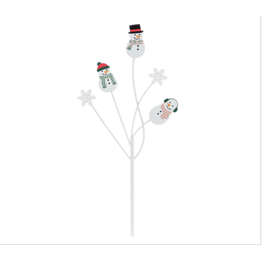Metal Snowman Pick