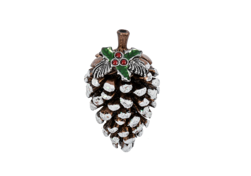  Little Winter Pinecone Charm 
