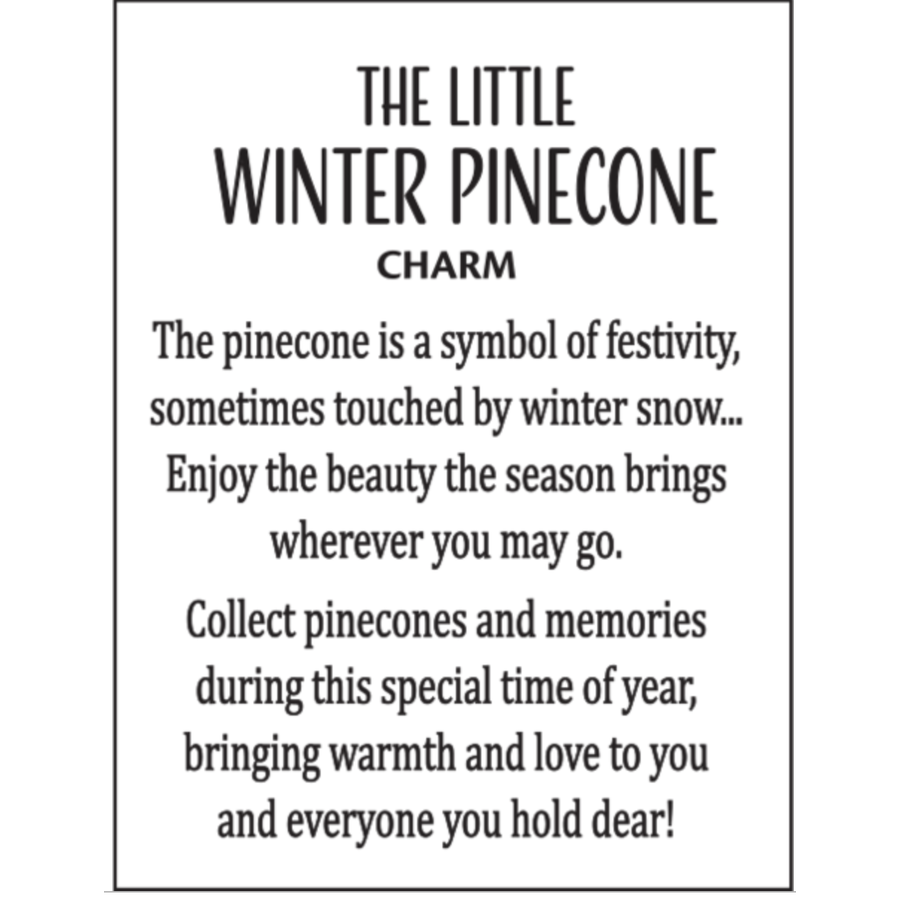 Little Winter Pinecone Charm