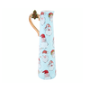 Mud Pie Blue Santa Bud Vase