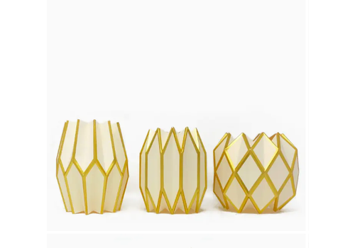  Lucy Grymes Designs Paper Vase Wraps set of 3 