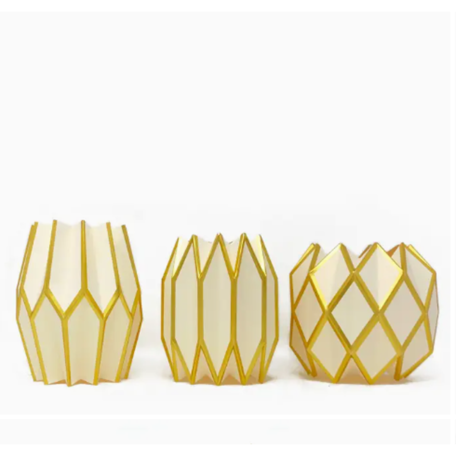 Paper Vase Wraps set of 3