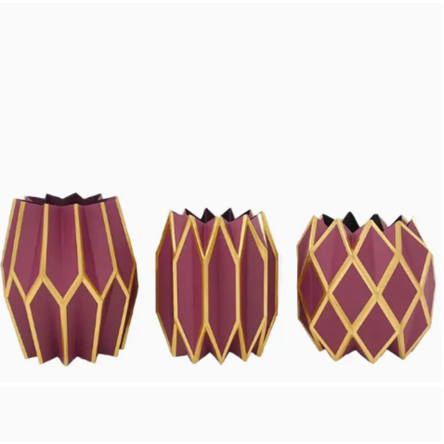 Paper Vase Wraps set of 3