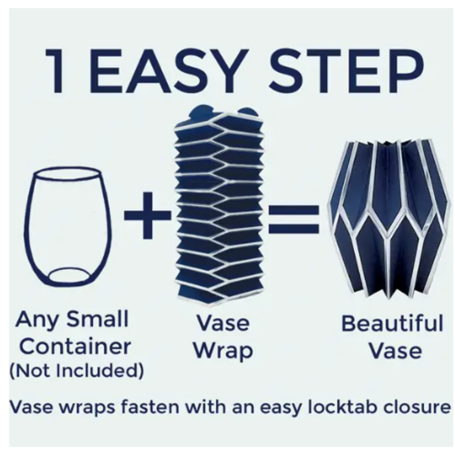 Paper Vase Wraps set of 3
