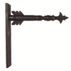K & K Interiors Inc 17.5" Black Wood Arrow Holder