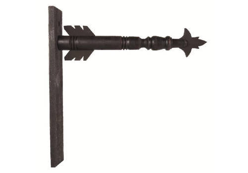  K & K Interiors Inc 17.5" Black Wood Arrow Holder 