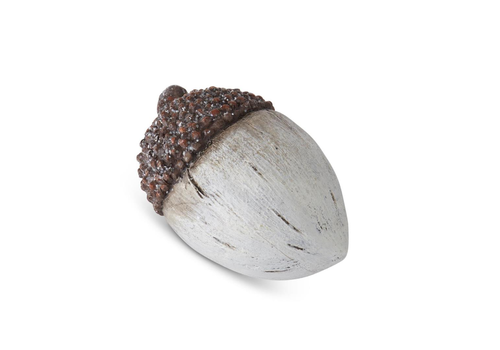  K & K Interiors Inc Wood Grain Acorn with Glitter Top 