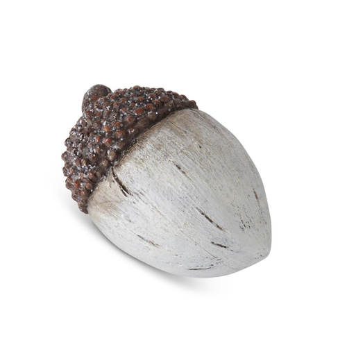  K & K Interiors Inc Wood Grain Acorn with Glitter Top 