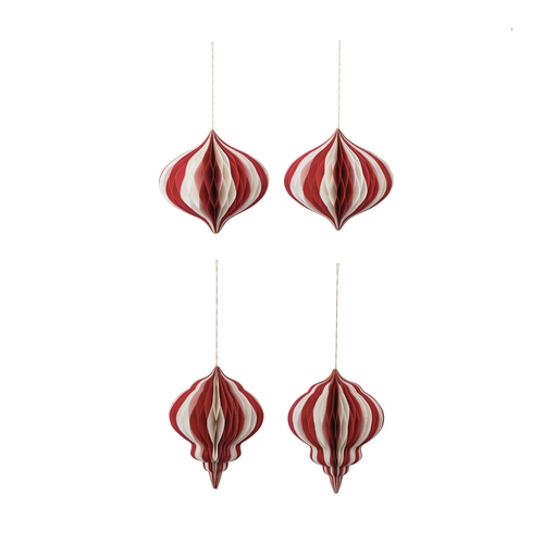  Creative Co-Op Paper Folding Honeycomb Ornament 