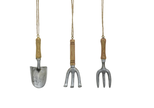  Creative Co-Op Gardening Tool Orn 
