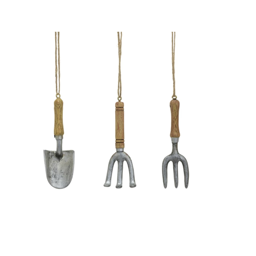  Creative Co-Op Gardening Tool Orn 