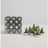 Creative Co-Op Round Tree Tealights Boxed Set of 9 Creative Co-Op Round Tree Tealights Boxed Set of 9