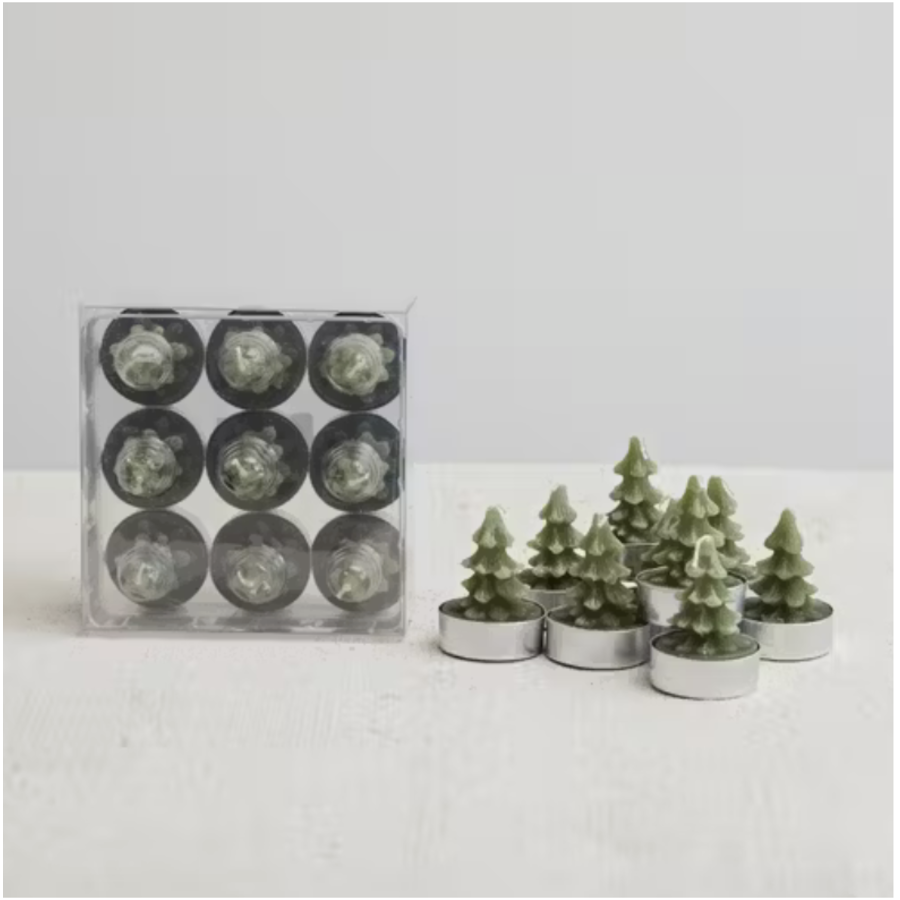Round Tree Tealights Boxed Set of 9