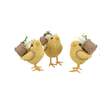 Spring Chick with  Basket