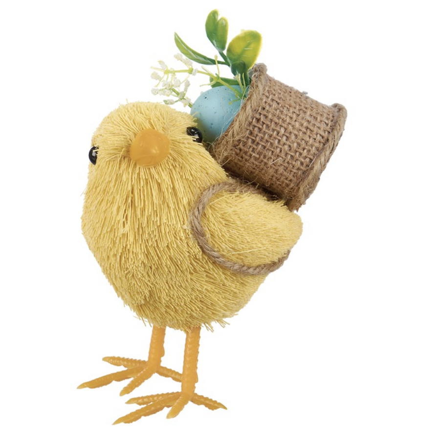 Spring Chick with  Basket
