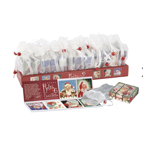  Primitives by Kathy Retro Santa Church Puzzle 