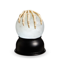 Creepy Bones Lighted Swirling Globe 5.25"