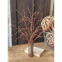 24" Heart Berries Spray Pumpkin