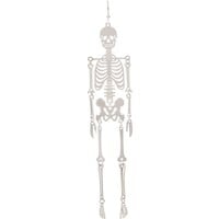 Silver Linked Skeleton Earrings