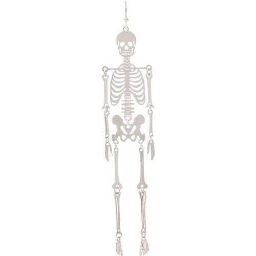  Rain Jewelry Collection Silver Linked Skeleton Earrings 