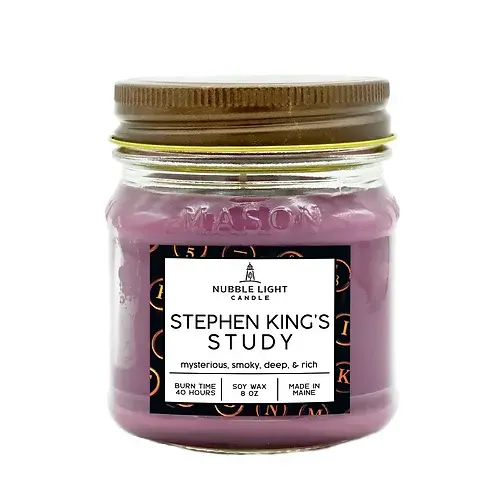  Nubble Light Candle Stephen King's Study Soy Candle 8 oz 