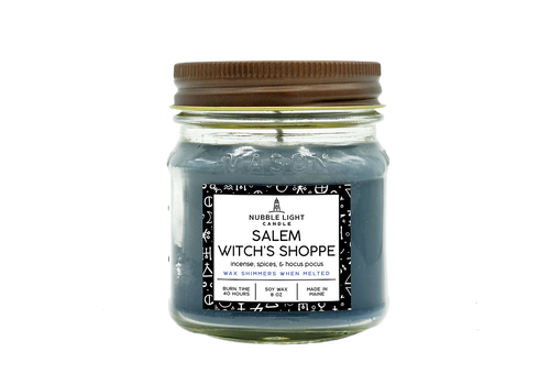 Nubble Light Candle Salem Witch's Shoppe Soy Candle 8 oz   Nubble Light Candle Salem Witch's Shoppe Soy Candle 8 oz