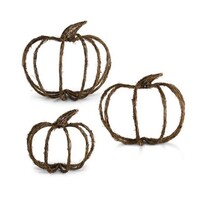 Grapevine Wall Hanging 1/2 Pumpkin