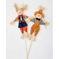 10" Scarecrow on 6" Pick