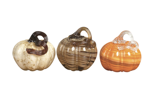 Glass Autumn Pumpkin   Glass Autumn Pumpkin