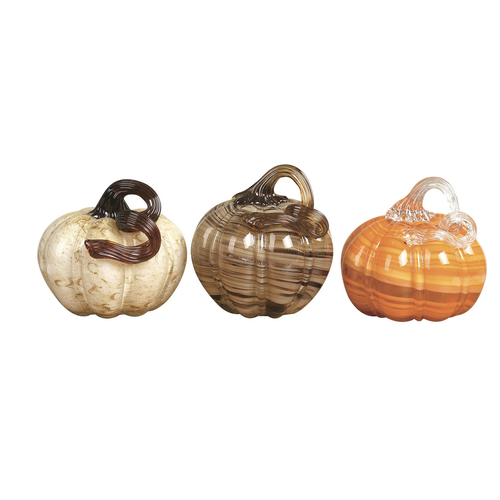  Glass Autumn Pumpkin 