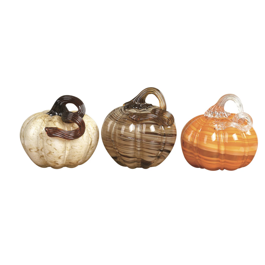 Glass Autumn Pumpkin