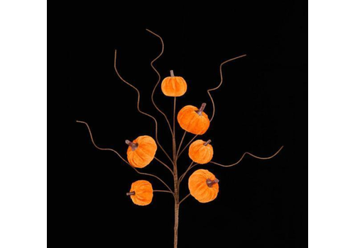  A&B Floral 14.5"L Mixed Sizes Pumpkin Pick 