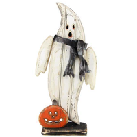 36" Standing Ghost with Pumpkin