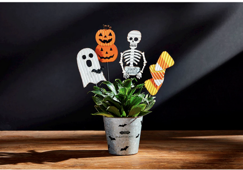  Mud Pie Halloween Plant Stake 