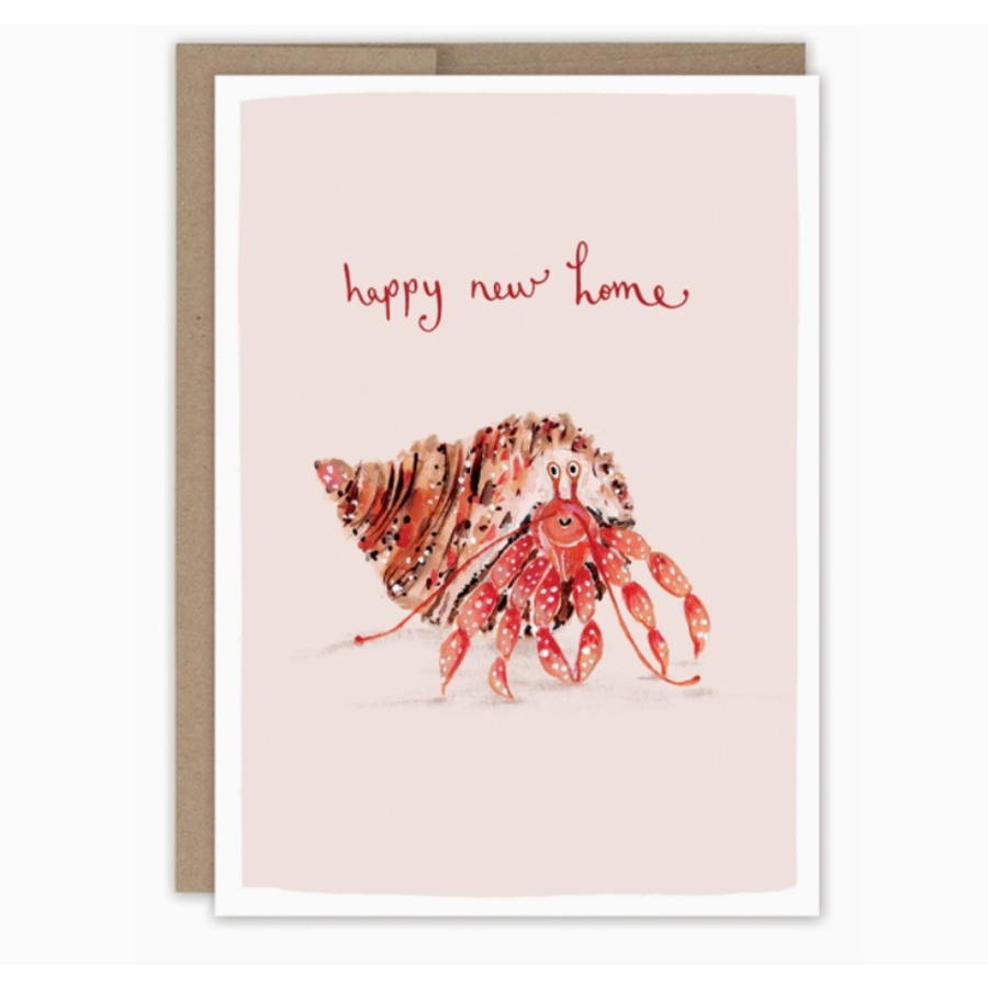 Hermit Crab New Home Card