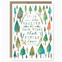 Shelter of Each Other Anniversary Card