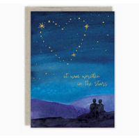 Written in the Stars Wedding Card