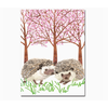 Allport Editions Cherry Hedgehogs Congrats Card
