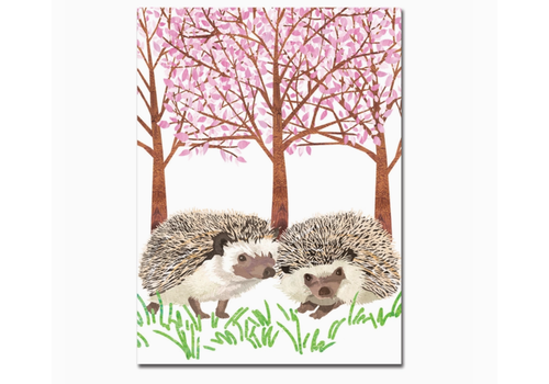 Allport Editions Cherry Hedgehogs Congrats Card 