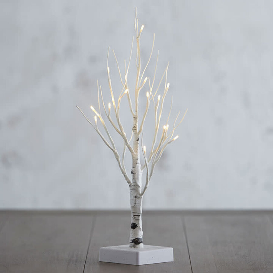Lighted Birch Tree 18.25"