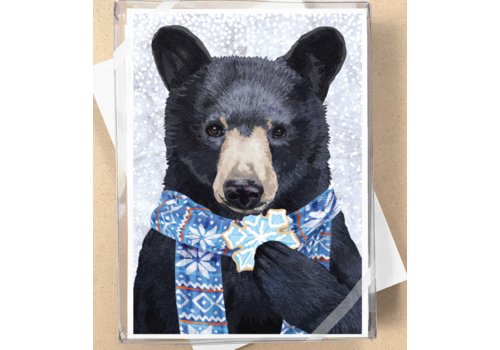  Allport Editions Black Bear Cookie Boxed Cards 