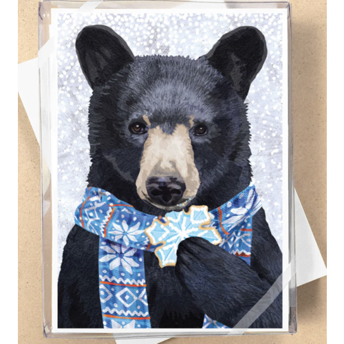  Allport Editions Black Bear Cookie Boxed Cards 