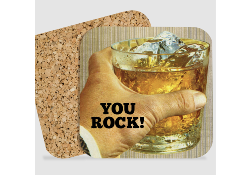  Raven's Rest Studio You Rock! Coaster 