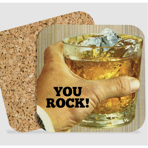 Raven's Rest Studio You Rock! Coaster 