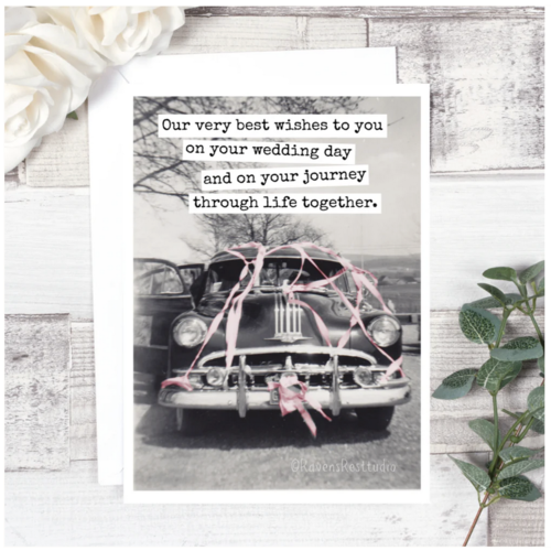  Raven's Rest Studio Our Very Best Wishes Wedding Card 