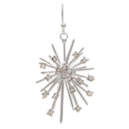  Rain Jewelry Collection Silver Crystal Supernova Star Earrings 