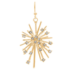 Rain Jewelry Collection Gold Crystal Supernova Star Earrings